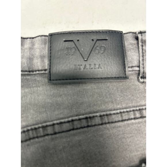 Versace 19V69 Abbigliamento Sportivo SRL Milano Italy Jeans Men's 30x32 in Gray - Picture 2 of 7